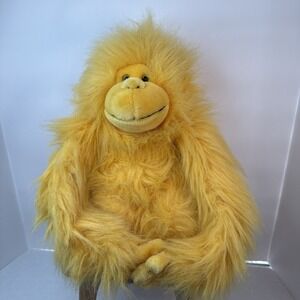 Vintage A&A Aurora Orangutan Plush Stuffed Animal Monkey Orange Hanging Arms 12"